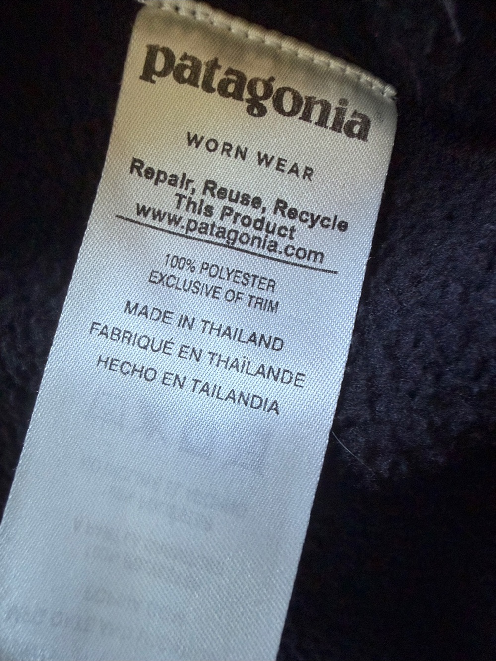 Patagonia Women's Black Full-Zip Utility Fleece Jacket - Picture 6 of 8